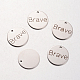 Spray Painted Stainless Steel Pendants STAS-I048-A04-1