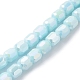 Electroplate Glass Beads Strands EGLA-K015-08E-1