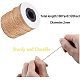 JEWELEADER 3 Rolls 980 Feet Natural Jute Twine 2 Ply Arts and Crafts Cord 1mm Hemp Packing String Rope for Wedding Invitations Christmas Bottle Decoration Gardening Bundling Applications Burly Wood OCOR-PH0001-04-5