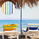 Gorgecraft 12 Farben Silikon-Handtuchbänder für Strandkörbe AJEW-GF0006-86-7