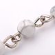 Handmade Gemstone Beads Chains for Necklaces Bracelets Making AJEW-JB00047-03-2