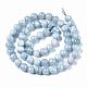Quartz naturel teints chapelets de perles rondes X-G-R173-6mm-03-2