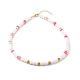 Colliers de perles heishi en argile polymère NJEW-JN03504-2