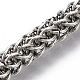 Men's Alloy Wheat Chain Bracelets BJEW-T014-09AS-3