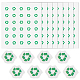 Kundenspezifische dekorative PVC-Aufkleber mit runden Punkten DIY-WH0423-008-1