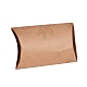 紙枕ボックス  ギフトキャンディー梱包箱  クリアウィンドウ付き  バリーウッド  12.5x8x2.2cm CON-G007-03B-04-4