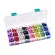 1920Pcs 3 Style Spray Painted Crackle Glass Beads CCG-CJ0001-04-7