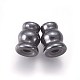 Non-magnetic Synthetic Hematite Beads G-H1101-1-2