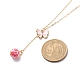 Alloy Enamel Charm & Resin Beads Lariat Necklace NJEW-JN03962-6