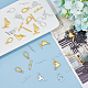 SUPERFINDINGS 24 Sets 4 Styles Alloy Toggle Clasps FIND-FH0008-12-4