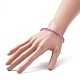 Set di braccialetti elastici con perline di semi di vetro color caramella da 7 pz 7 colori per le donne BJEW-JB09163-3