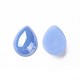 Pearlized Plated Opaque Glass Cabochons X-PORC-S778-13x18-M-2