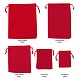5 estilo de bolsas de terciopelo rectangulares TP-LS0001-01C-3