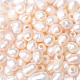 Nbeads 100 pezzo di perle d'acqua dolce coltivate naturali da 8~9 mm PEAR-NB0001-42-5