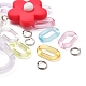 Kit de fabricación de collar con colgante de flor de color caramelo de diy DIY-YW0005-24-4