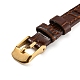 Bracelets de montre texturés en cuir AJEW-K232-01G-05-5