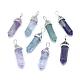 Natural Fluorite Double Terminated Pointed Pendants G-F484-01P-1