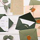 Gomakerer 12 Blatt 6 Stile selbstklebende digitale Buchstaben-Dekoraufkleber aus Kupfernickel DIY-GO0001-29-6