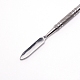Palette de couleurs en acier inoxydable et double spatule tête de spatule palette MRMJ-WH0062-42P-3