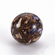 Perles de bronzite naturelles assemblées et de jaspe impérial synthétique G-N330-026B-2