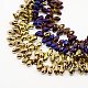 Electroplate Glass Beads Strands EGLA-D016-M-1