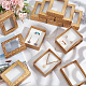 NBEADS 12 Pcs Cardboard Jewelry Box with Clear Window CON-WH0095-36A-5