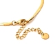 Collares de cadena de serpiente de 304 acero inoxidable NJEW-F285-01A-4