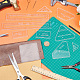 Delorigin 2 Sets 2 Stile Acryl-Kartentaschen-Vorlagen DIY-DR0001-14-3