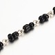 Main perles de rocaille de verre colliers bracelets chaînes pour création de AJEW-JB00097-05-1