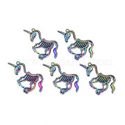 Pendentifs en alliage de couleur arc-en-ciel PALLOY-N156-190