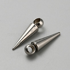 201 Edelstahlanhänger&nbsp;STAS-WH0044-28A-P
