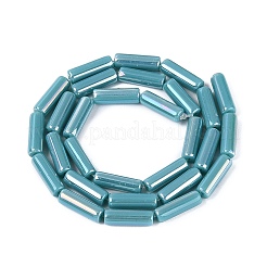 Fili di perline di vetro opaco placca&nbsp;X-EGLA-Q132-02A-B03