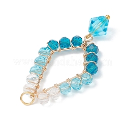 Стеклянные подвески&nbsp;PALLOY-JF04731-02