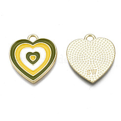 Подвески из легкого сплава золота с эмалью&nbsp;ENAM-Q444-014K-RS