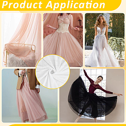 Polyester-Stretchgewebe&nbsp;DIY-WH0110-05C