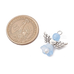 Pendentifs en perles de verre nacrées&nbsp;PALLOY-JF03205-06