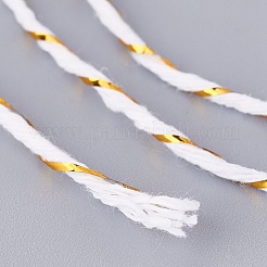 Cordon en coton macramé 2 pli&nbsp;OCOR-WH0032-02B
