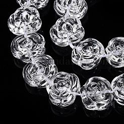 Прозрачные стеклянные бусины&nbsp;GLAA-N001-54