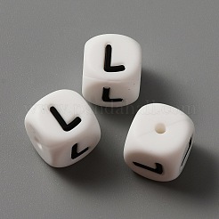 Umweltfreundliche Silikonperlen in Lebensmittelqualität&nbsp;LS-SIL-WH0001-41L