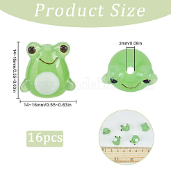 16шт ручной работы бусины лэмпворк&nbsp;LAMP-SC0001-38