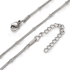 Ожерелья-спутнички из нержавеющей стали 304 толщиной 1.2 мм&nbsp;NJEW-T016-21A-P
