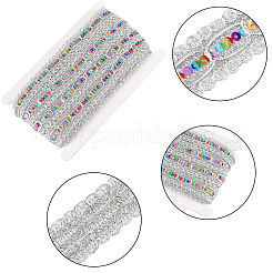 15 ярд плетеной кружевной ленты из полиэстера&nbsp;OCOR-WH0046-37B