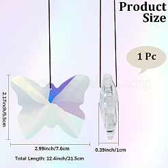 1шт стеклянные подвесные ловцы солнца&nbsp;HJEW-DJ0001-22B