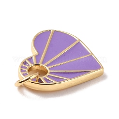 Подвески из латуни с эмалью в стойку&nbsp;KK-B054-07G-03