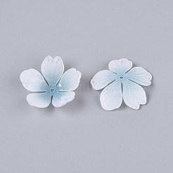 Blumen-Acrylperlenkappen&nbsp;X-SACR-T017-51E