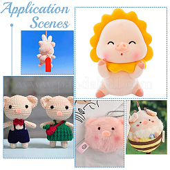 150 шт. 4 стильных пластиковых носа для кукол&nbsp;DIY-GA0004-65