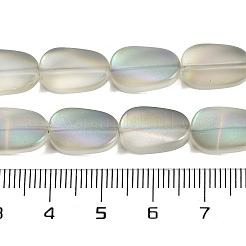 Стеклянные бусины с гальваническим покрытием &nbsp;EGLA-C009-01B-HR01