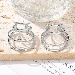 Серьги-манжеты из латуни для женщин&nbsp;EJEW-U036-03P