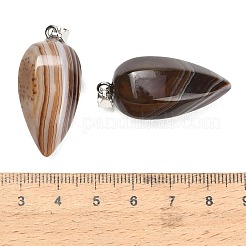 Ciondoli di agata a fascia naturale&nbsp;GG-K002-16S