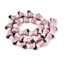 Perles en porcelaine manuelles&nbsp;PORC-N012-02C